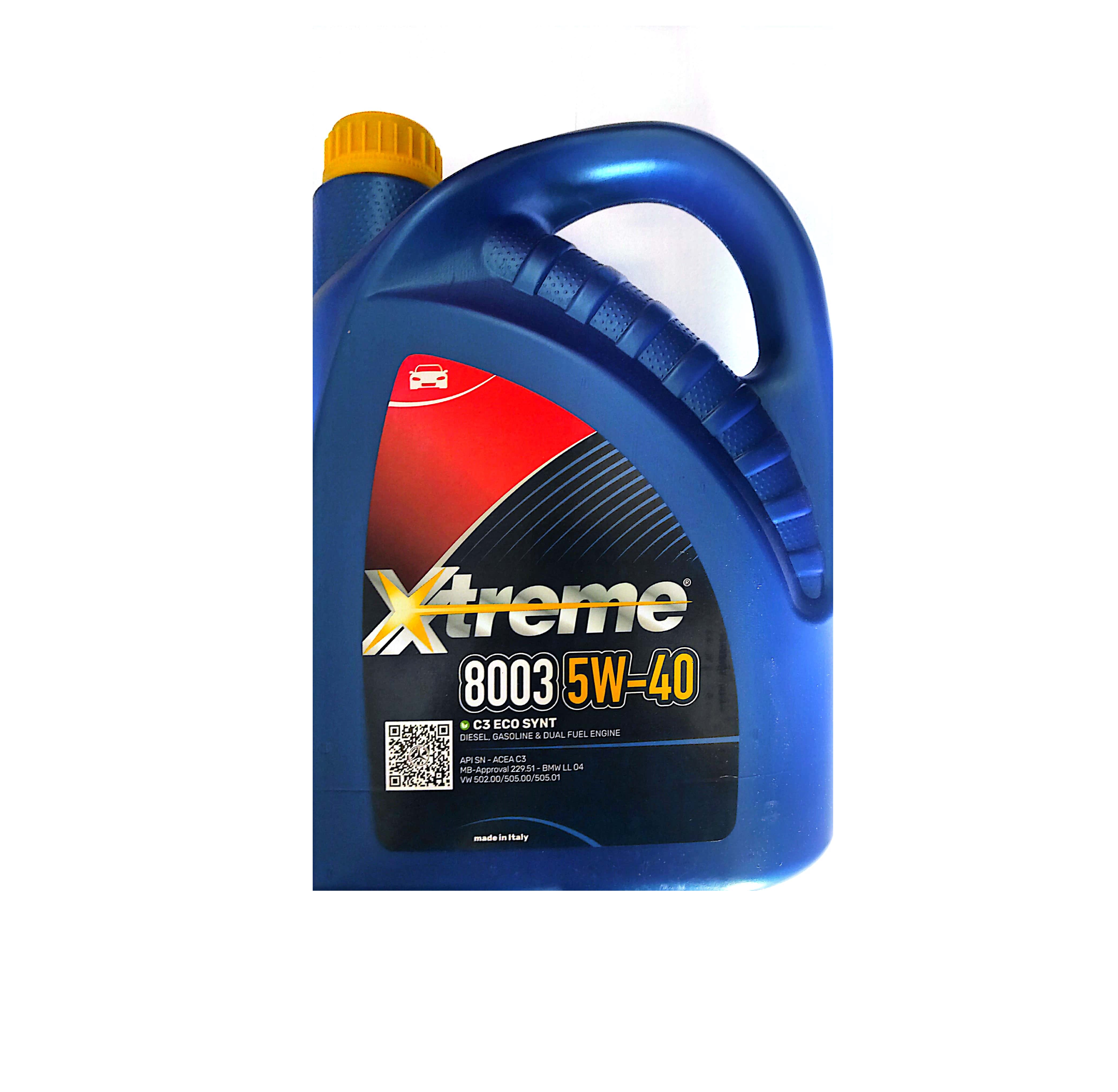 Олива моторна Xtreme 8003 C3 ECO SYNT SAE 5W-40 (повна синтетика)/5л